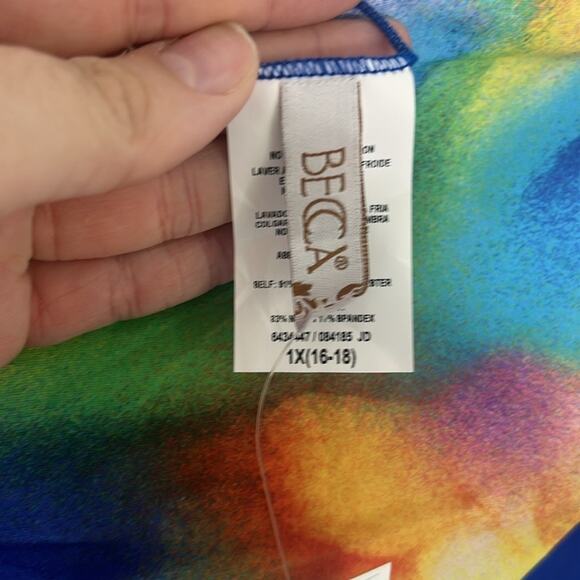 Womens Becca Swim Suit Bottom Size 1X (16-18) - Picture 5 of 7